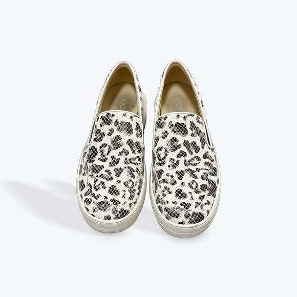 Vionic Shoes - Vionic Dinora‎ Leopard Print Snakeskin Embossed Slip On Platform Sneakers 7